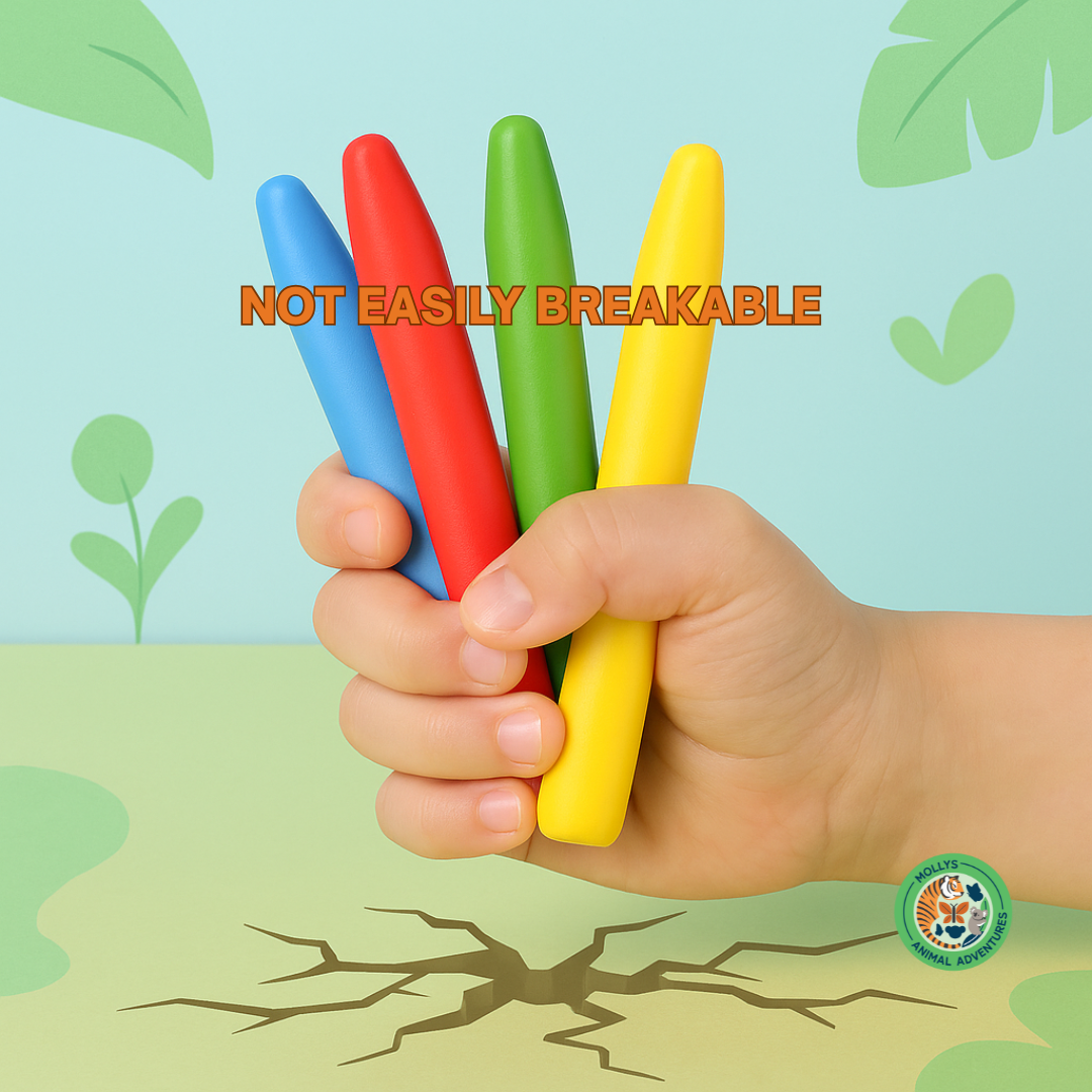 Rainbow Smooth Oil Crayons – No-Mess Washable Painting Sticks for Kids (36 Colors)