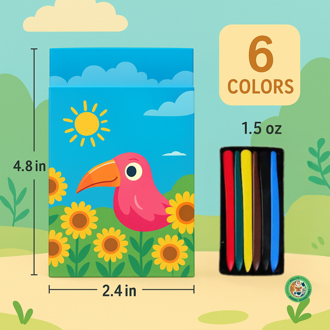 Rainbow Smooth Oil Crayons – No-Mess Washable Painting Sticks for Kids (36 Colors)
