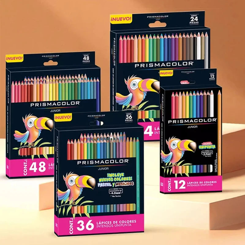 Prismacolor Oil Colored Drawing Pencil Set 12/24/36/48 Colors Wood