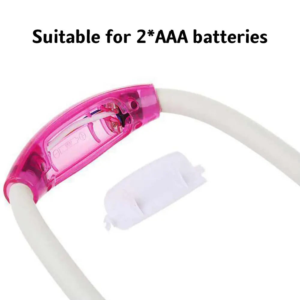 Hands-Free LED Neck Light for Kids – Flexible Book Light for Reading, Coloring & Night Adventures