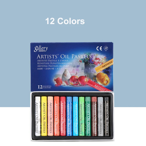 24-Color Vibrant Oil Pastel Set – Smooth, Mess-Free Sticks for Creative Drawing