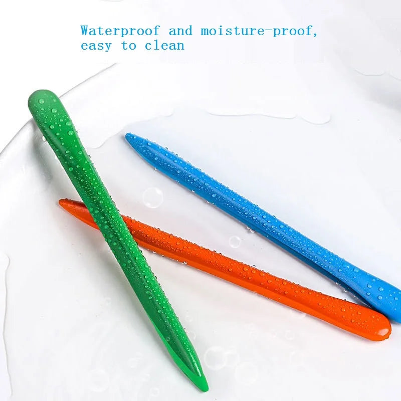 Rainbow Smooth Oil Crayons – No-Mess Washable Painting Sticks for Kids (36 Colors)