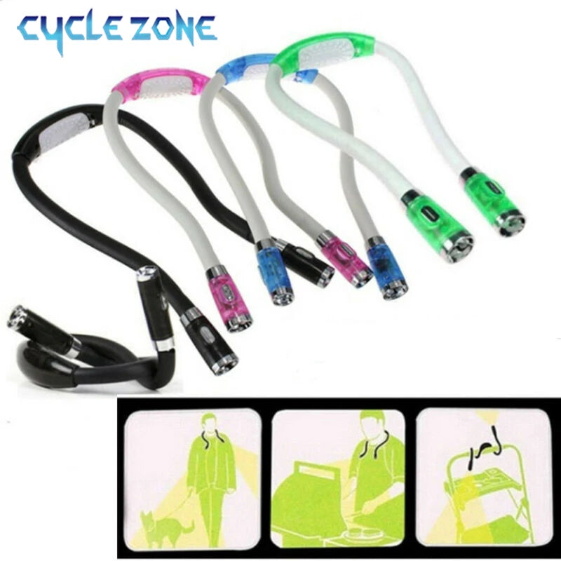 Hands-Free LED Neck Light for Kids – Flexible Book Light for Reading, Coloring & Night Adventures
