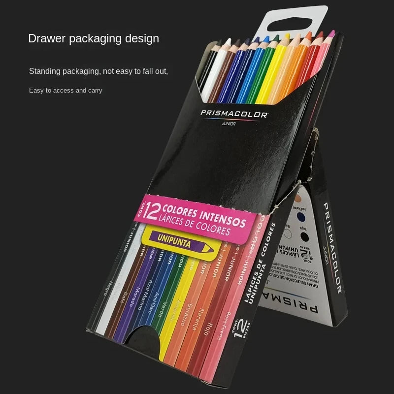 Prismacolor Oil Colored Drawing Pencil Set 12/24/36/48 Colors Wood