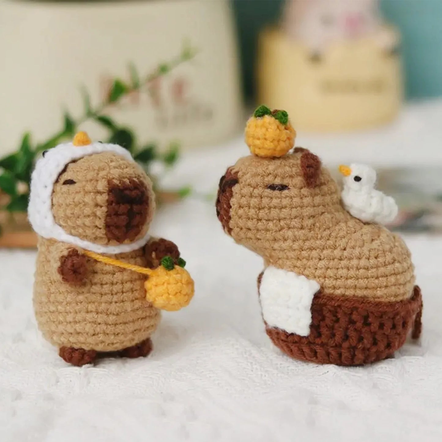 Capybara Crochet Kit – DIY Animal Craft Set for Beginners & Kids