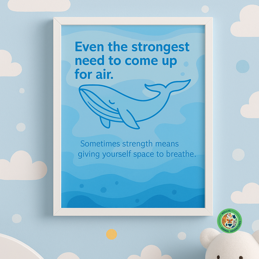 Inspirational Whale Wall Art