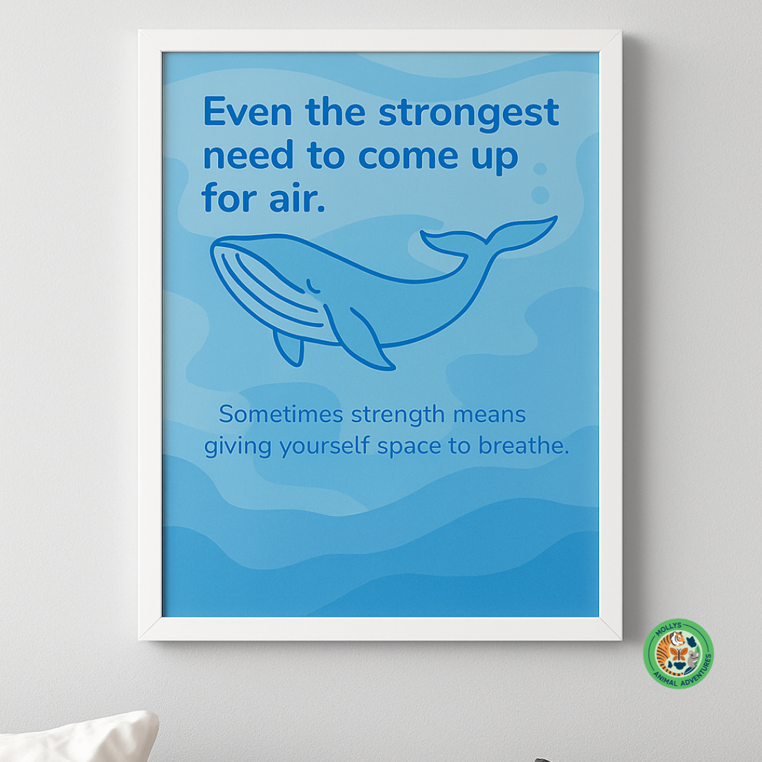 Inspirational Whale Wall Art