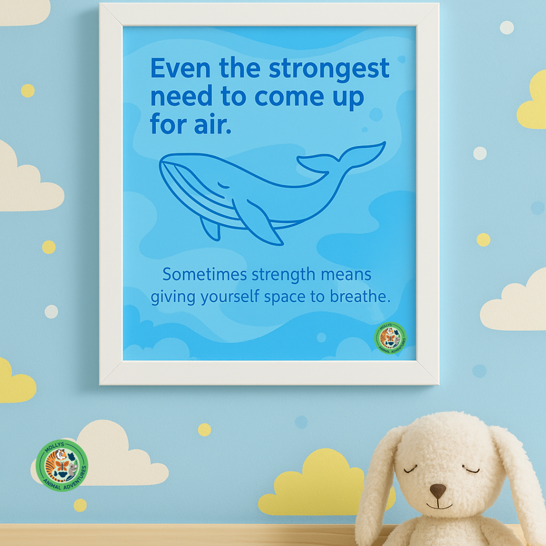 Inspirational Whale Wall Art