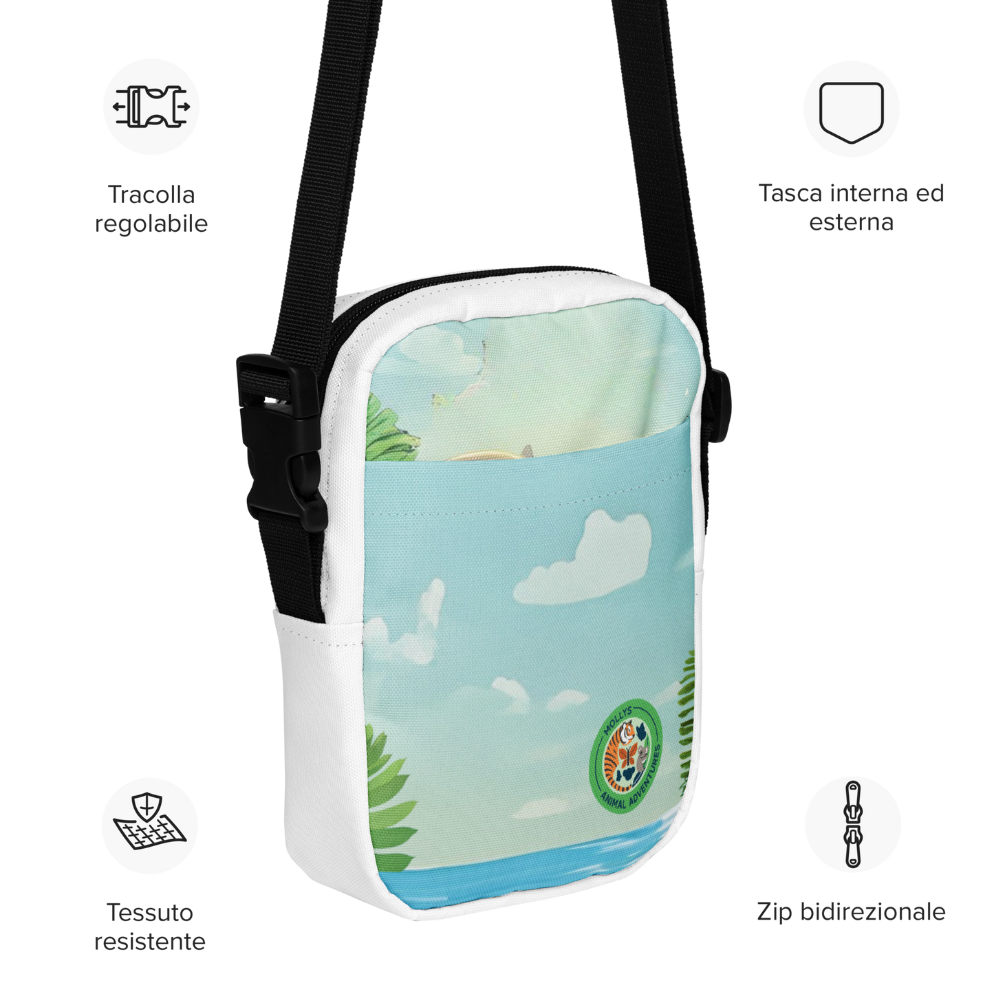 Molly’s Adventure Crossbody Bag – Water-Resistant, Stylish & Built for Every Journey