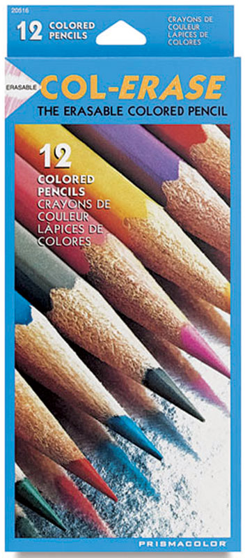 Col-Erase 12-Color Erasable Pencil Set – Fun, Bold Colors for Kids