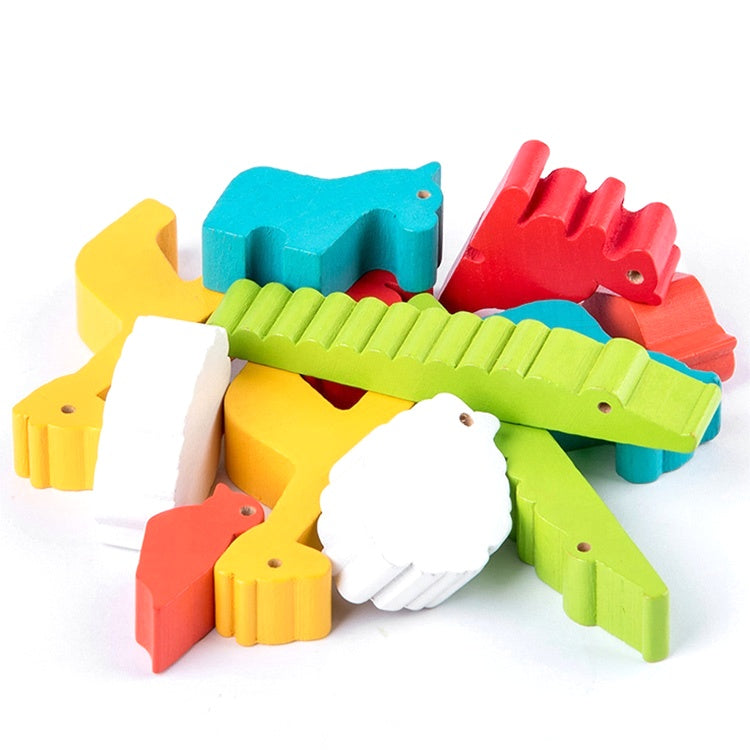 Animal Balance Challenge – Montessori Wooden Stacking Game for Kids