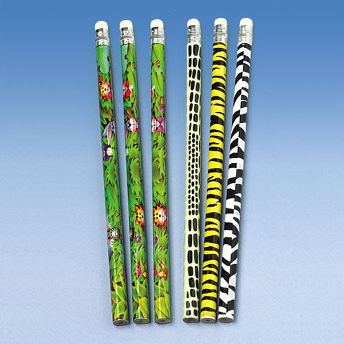 Animal Print Pencils – 12 Pack of Fun, Colorful, and Durable Writing Pencils for Kids