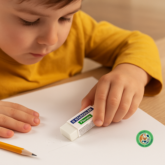 Staedtler White Erasers – PVC-Free, Minimal Crumble, 20-Pack