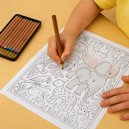 Tri-Tone Colored Pencils – 12-Color Set by Koh-I-Noor | Multi-Color Magic in Every Stroke!