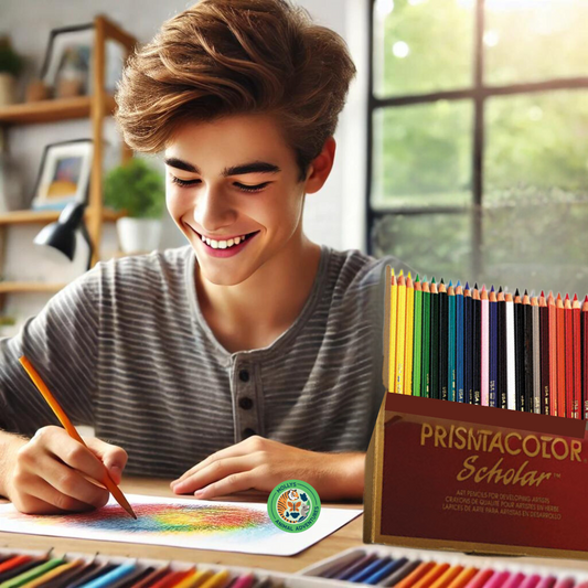 Sanford Ink 92805 Scholar Colored Woodcase Pencils  24 Assorted Colors