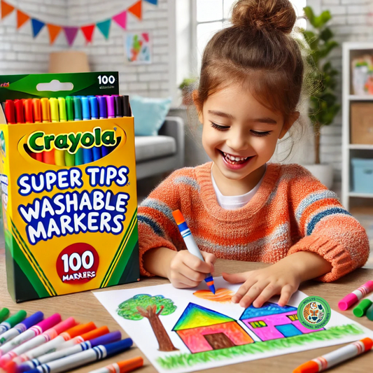 Crayola 58-5100 Super Tips Washable Markers - Pack of 100