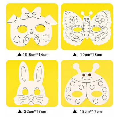 DIY Animal Mask Painting Kit – 8-Pack for Kids