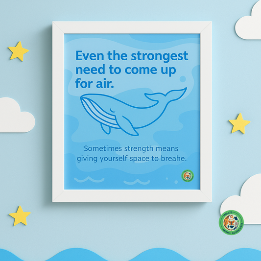 Inspirational Whale Wall Art