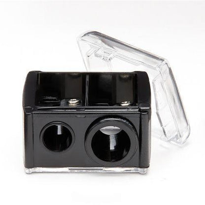 Double Pencil Sharpener – Small & Large Size for Colored Pencils, Crayons & Art Supplies