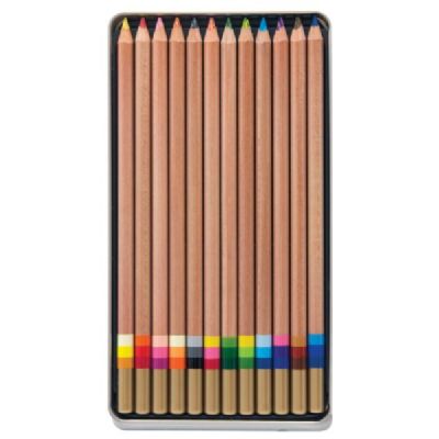 Tri-Tone Colored Pencils – 12-Color Set by Koh-I-Noor | Multi-Color Magic in Every Stroke!
